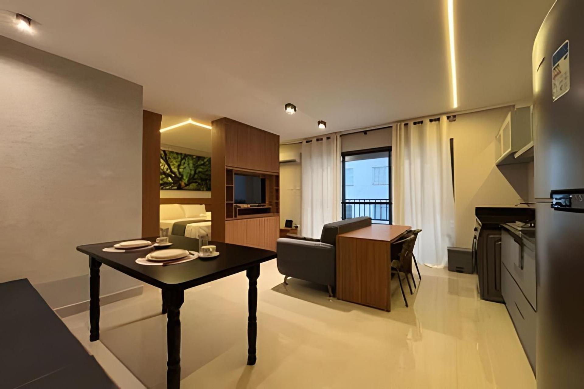 Flat Alto Padrao Cozinha Completa Com Varanda Apartment Goiania